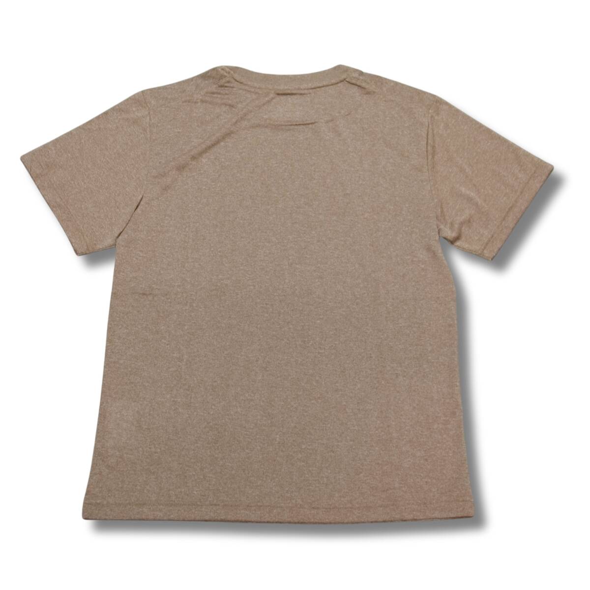 即決☆マーモット マーク ロゴ半袖Tシャツ CT/XLサイズ 送料無料 速乾吸汗 UPF30 ブラウン系カーキ Marmot_画像2