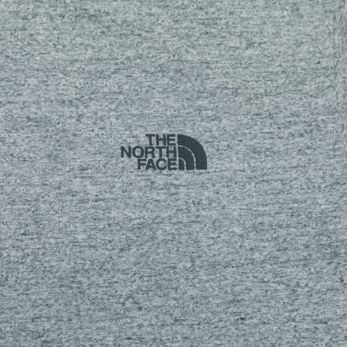 即決☆ノースフェイス スクエアー ロゴ 半袖Tシャツ Z/Lサイズ グレー 灰色 送料込み スクエア ロゴ 速乾