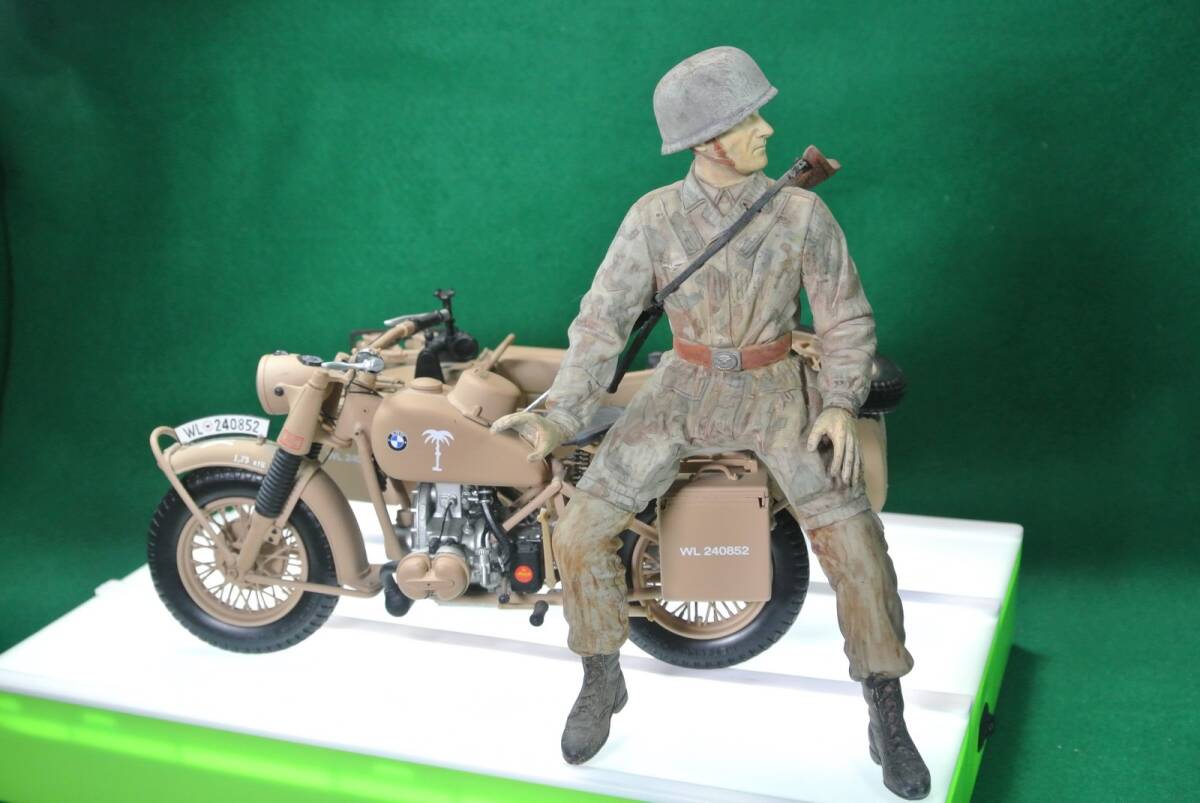 兵士フィギュア　BMW R75 サイドカー_画像9