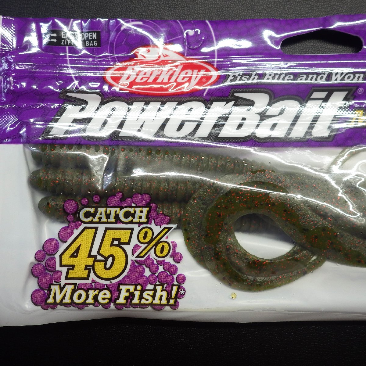 Berkley PowerBait CATCH45％ Watemelon Red/8個入り 20cm パワーベイト ※在庫品 ※未使用 (6L0106) ※クリックポスト40_画像3