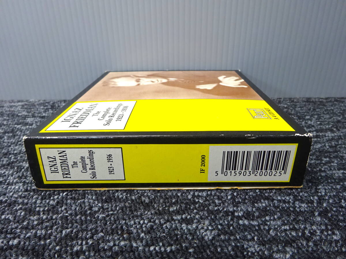クラシック 4CD BOX / イグナーツ・フリードマン The Complete Solo Recordings 1923-1936 / Ignaz Friedman - Disc美品 UK盤 Pearl IF2000_画像3