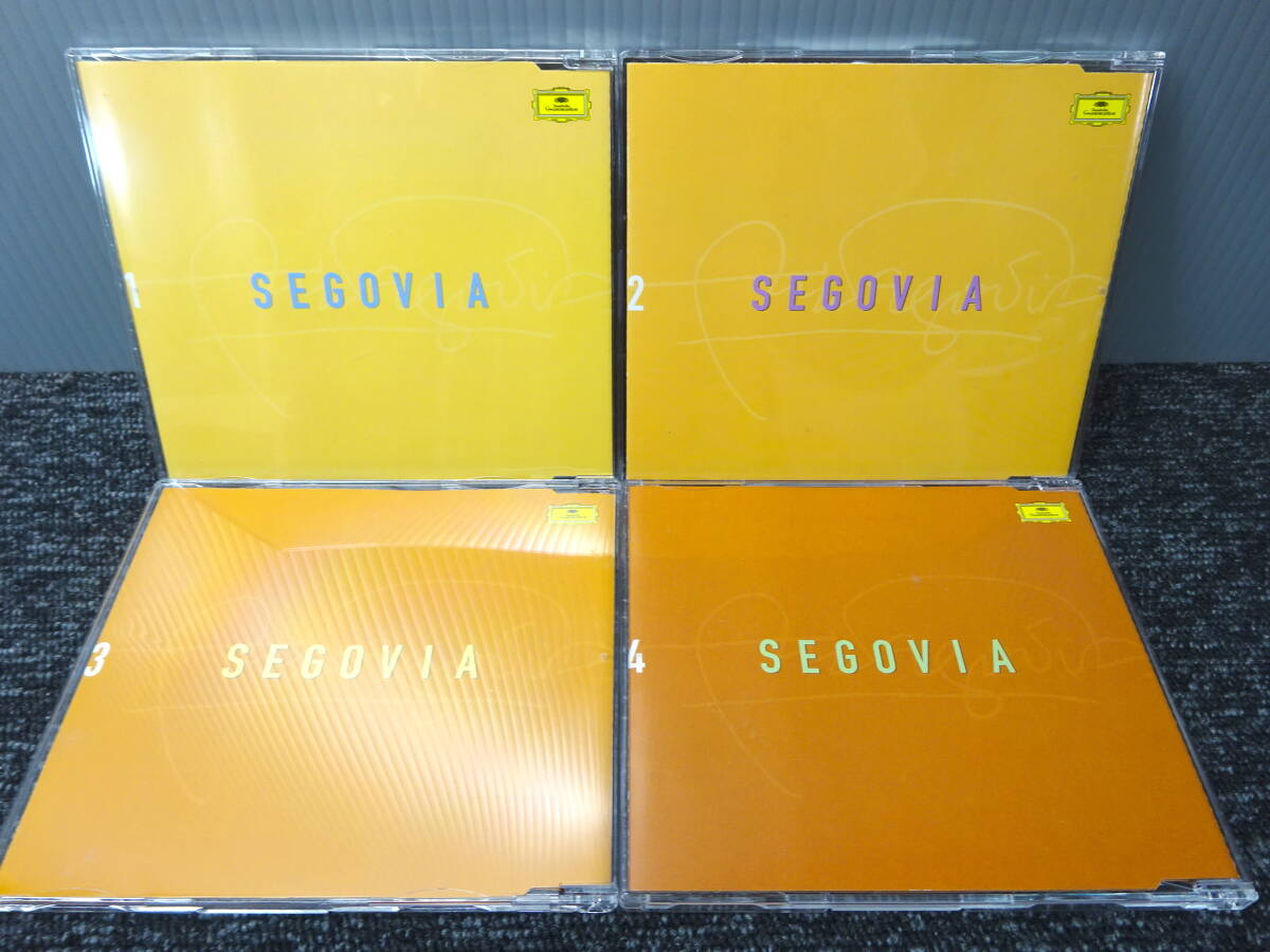 美品 クラシック 4CD BOX / アンドレス・セゴビア The Segovia Collection / Andres Segovia - ギター 盤美品 EU盤 グラモフォン 471430-2_画像5