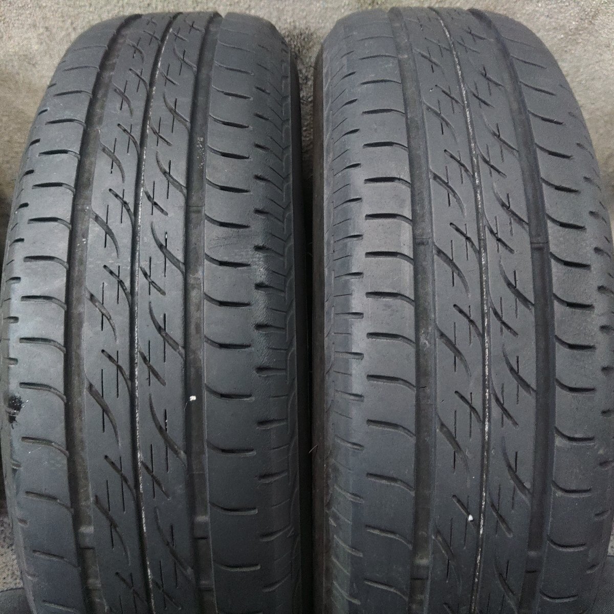 パT8920■155/70R13 BRIDGESTONE NEXTRY 社外 4J 4H PCD100★条件付送料無料★夏タイヤ ミライース バモス エブリイワゴン_画像6