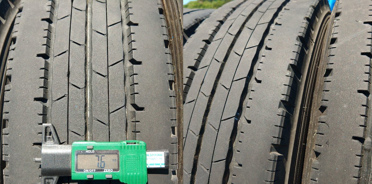 6本価格★パT8897■195/75R15 109/107N LT DUNLOP ENASAVE SPLT50 TOPY 5J 5穴 PCD203.2★条件付送料無料★地山 トラック 夏タイヤ_画像10