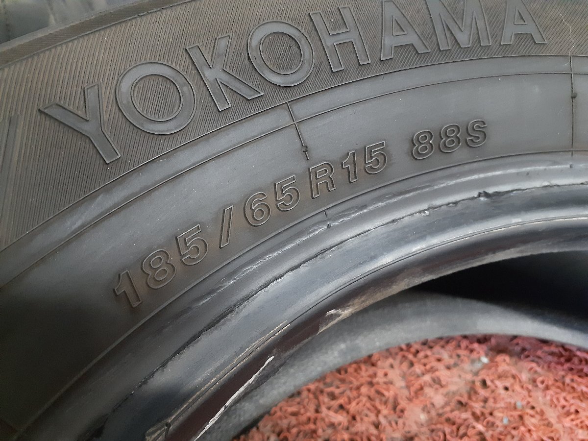 DF5535■185/65R15 88S　4本価格　YOKOHAMA BluEarth E50　送料無料 夏 ’21年 8分山 デミオ アクア フリード シエンタ ノート フィット_画像10