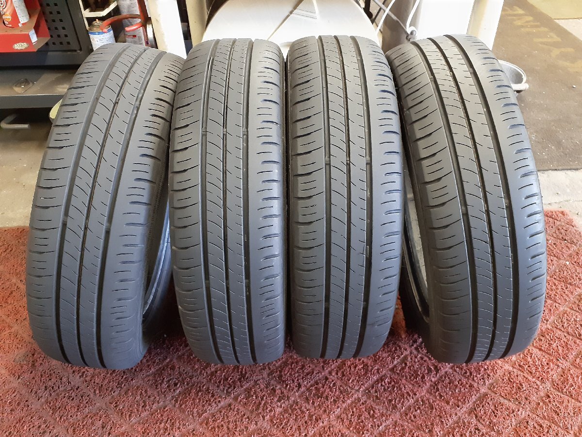 DF5556■165/60R15 77H　4本価格　DUNLOP ENASAVE EC300+　送料無料 夏 ’17年 8分山 ハスラー フレア ムーヴ キャスト ソリオ D2_画像1