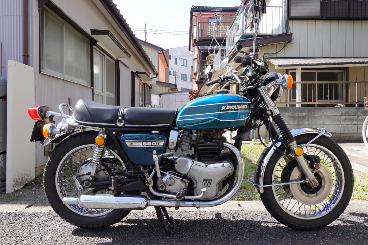 KAWASAKI W650RS W3 カワサキ 程度良　調子良　不具合無し 車検R6年10月　旧車絶版名車 埼玉発_画像4