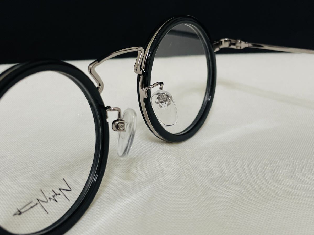 Yohji Yamamoto ヨウジ ヤマモト メガネフレーム YY1003 613 未使用 美品 伊達眼鏡 サングラス ブラック シルバー 人気カラー_画像7