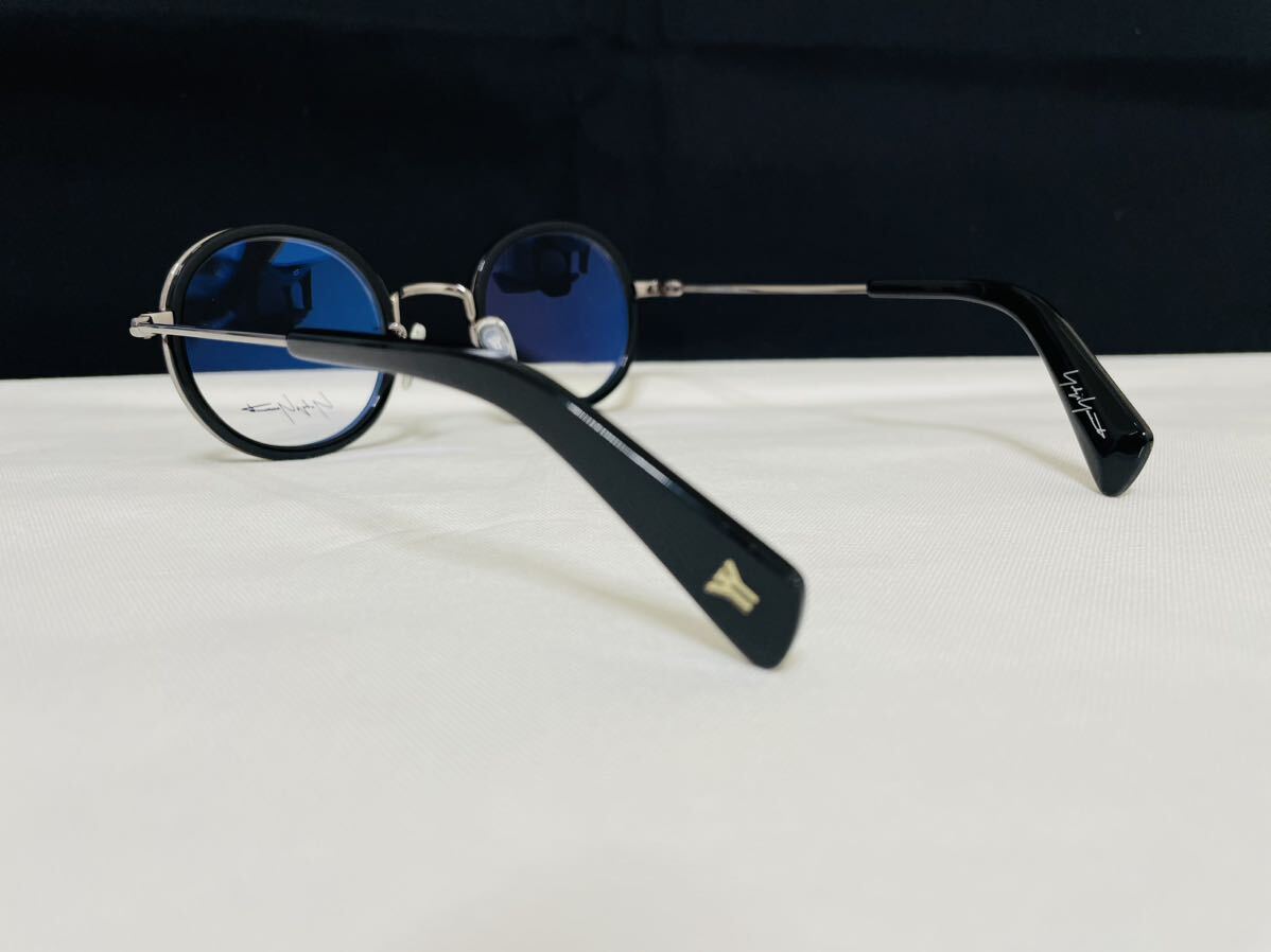 Yohji Yamamoto ヨウジ ヤマモト メガネフレーム YY1025 613 未使用 美品 伊達眼鏡 サングラス ブラック シルバー 人気カラー_画像5