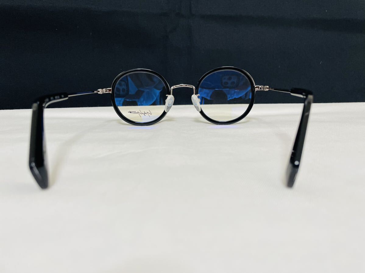 Yohji Yamamoto ヨウジ ヤマモト メガネフレーム YY1025 613 未使用 美品 伊達眼鏡 サングラス ブラック シルバー 人気カラー_画像6