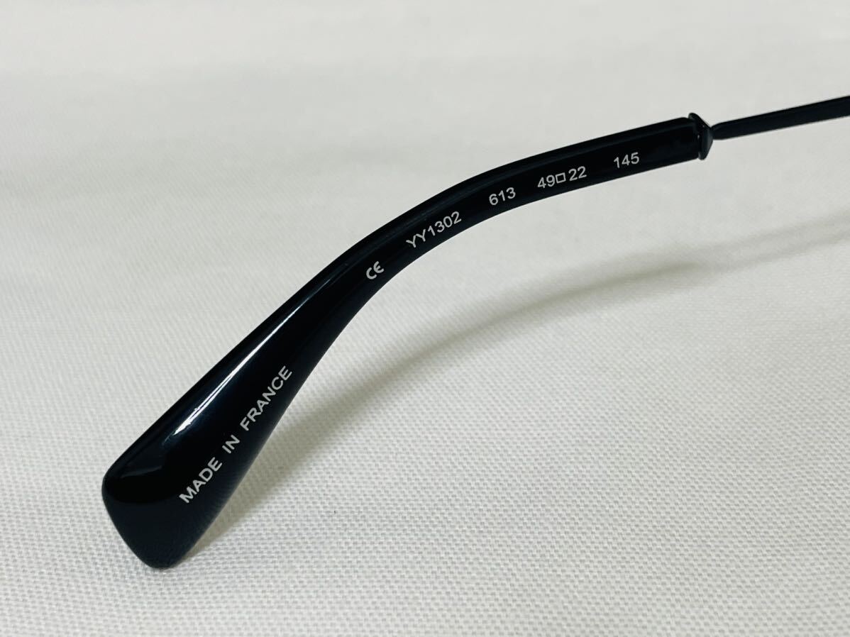 Yohji Yamamoto ヨウジ ヤマモト メガネフレーム YY1302 613 未使用 美品 伊達眼鏡 サングラス ブラック 人気フレーム_画像8