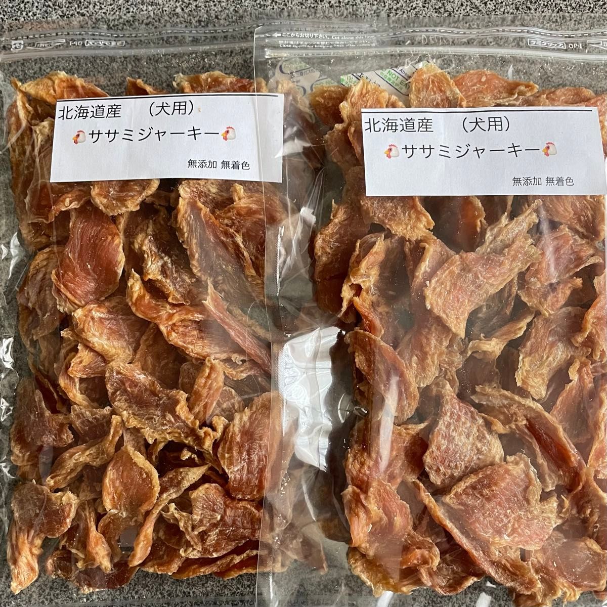 鳥ささみジャーキー犬用400g＆脛スティック600g