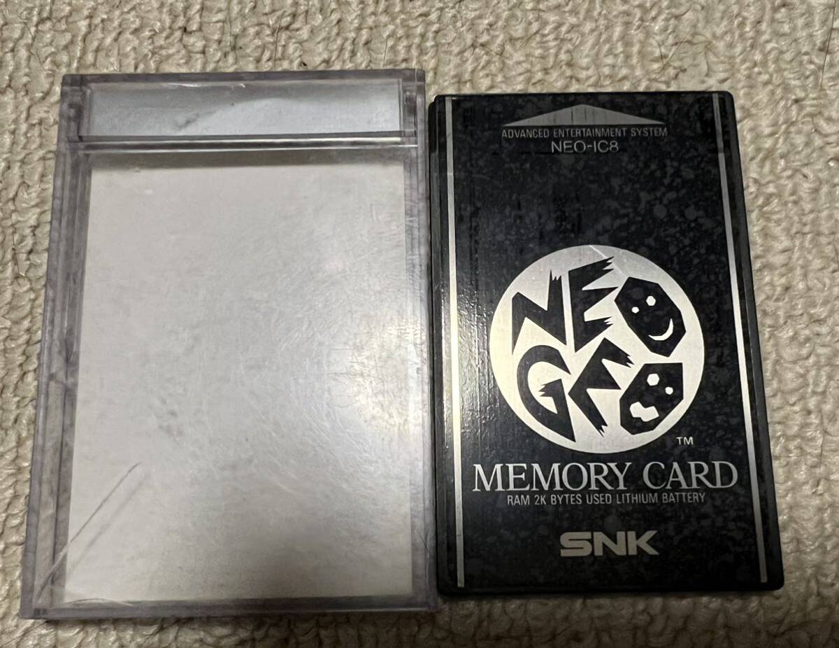 ネオジオ NEOGEO メモリーカード MEMORY CARD SNK 当時物の画像1