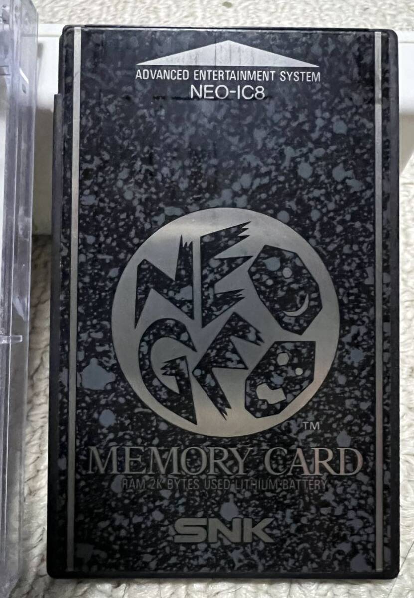 ネオジオ NEOGEO メモリーカード MEMORY CARD SNK 当時物の画像4