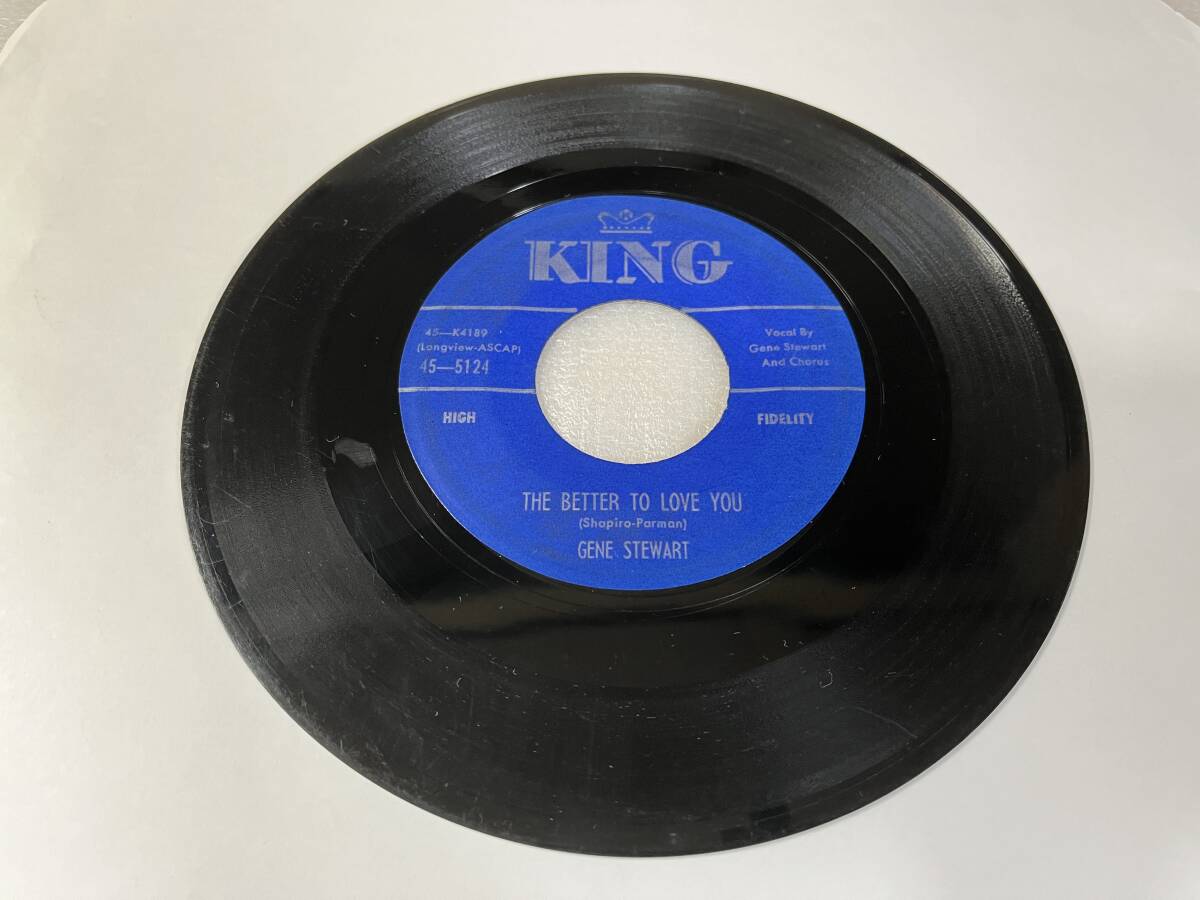 Gene Stewart/King 45-5124/Oh Baby, Dance With Me/The Better To Love You/1958_画像4