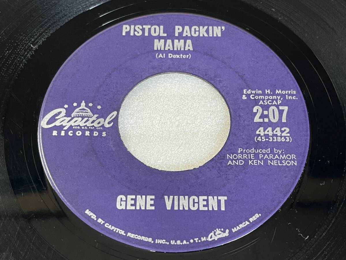 Gene Vincent/Capitol 4442/Anna-Annabelle/Pistol Packin' Mama/1960_画像5