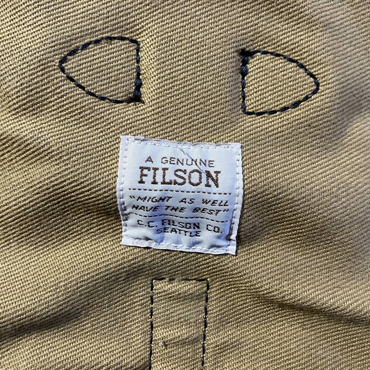 FILSON MADE IN USA STYLE 230 SMALL RUGGED TWILL FIELD BAG ショルダー バッグ 旧タグ_画像6