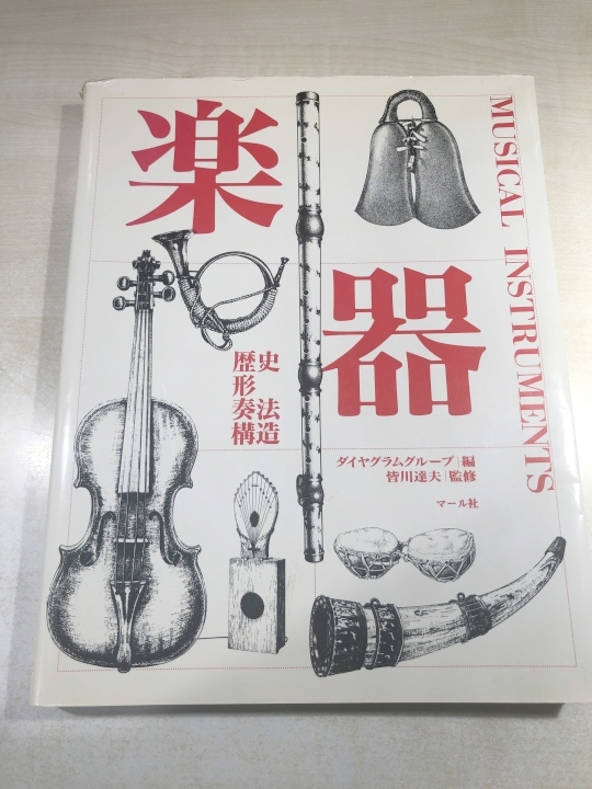 楽器　歴史　形　奏法　構造　MUSICAL INSTRUMENTS　マール社　送料430円　【a-5645/】