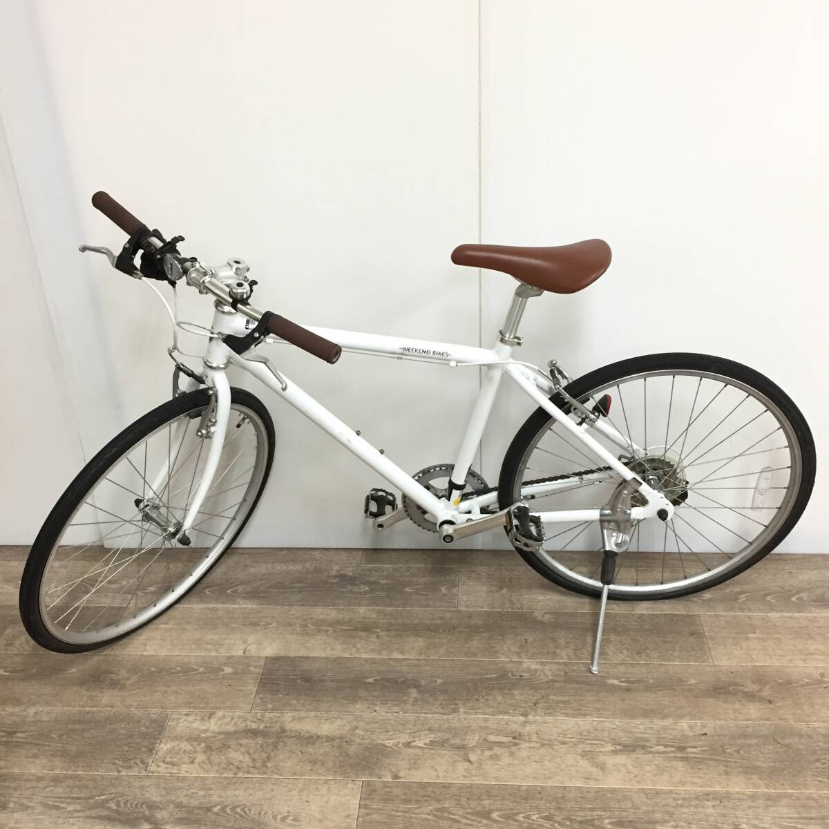 札幌発 WEEKEND BIKES/ウィークエンド バイクス HD-L クロスバイク 700C 自転車 店頭引取歓迎 現状品 24e菊TK_画像1