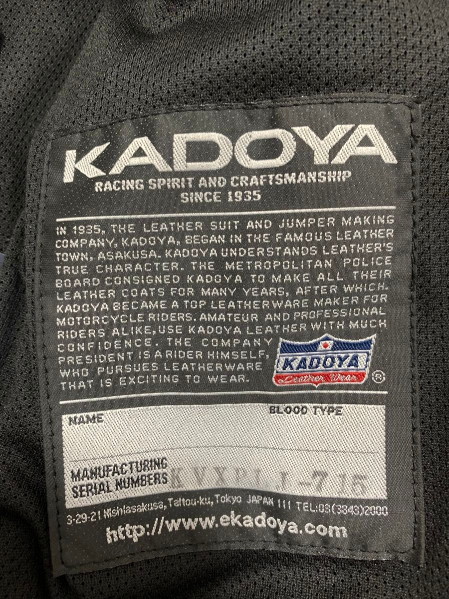 KADOYA PLJ カドヤ パンチングレザージャケット　Lサイズ 革ジャン  シングルライダース パンチング レザージャケット