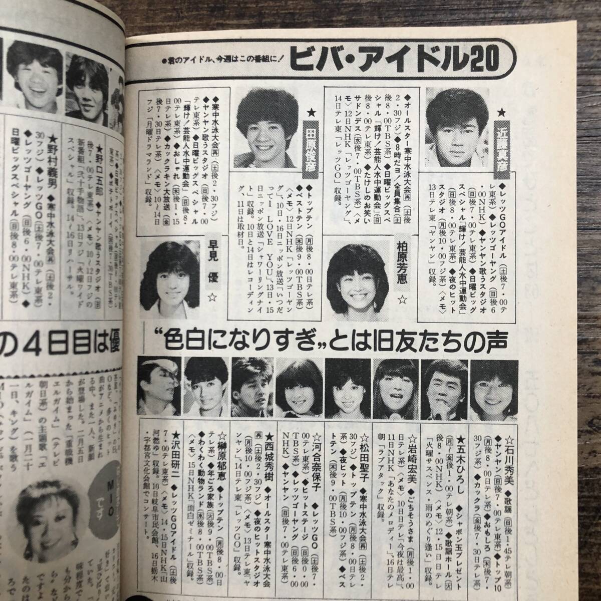 K-3326■週刊TVガイド 1984年3月16日■テレビ番組表■東京ニュース通信社_画像5