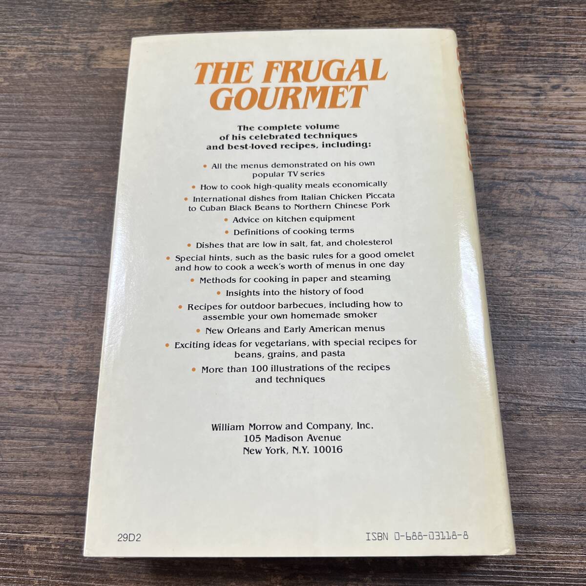 K-3570■THE FRUGAL GOURMET■JEFF SMITH/著■料理レシピ■英語書籍_画像2