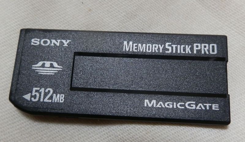 SONY MEMORY STICK PRO MAGIC GATE 512MB メモリースティックPRO ★中古_画像1