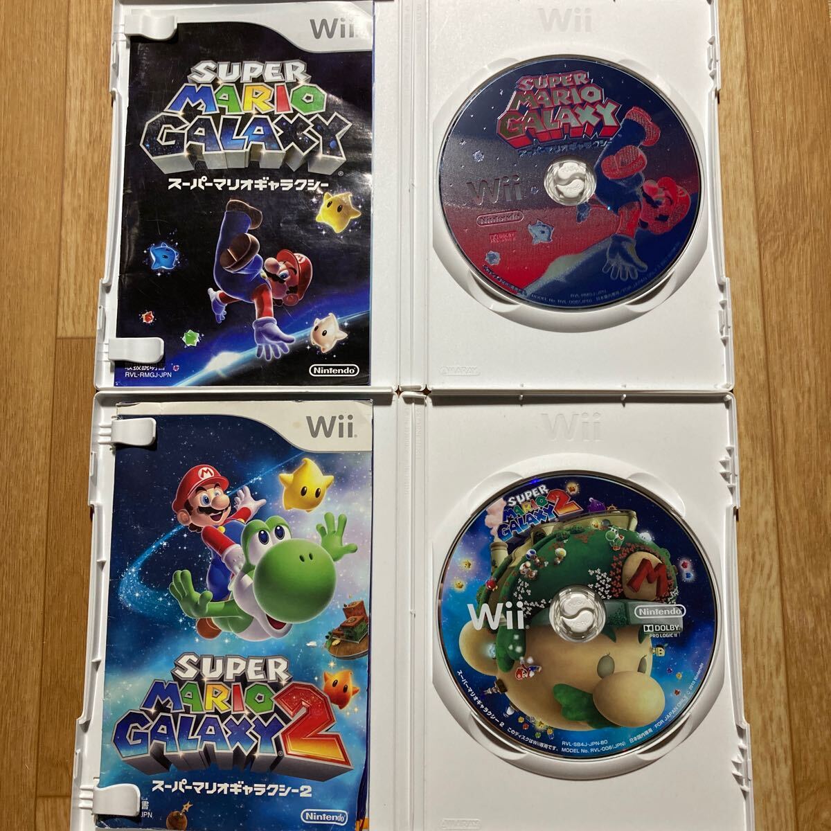 Wii スーパーマリオギャラクシー 2本セット