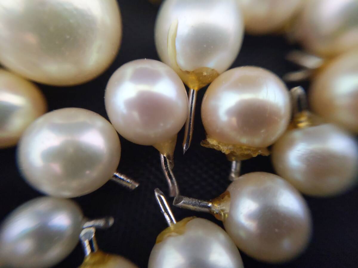  pearl pearl remove stone ... pearl Akoya . old shop etc. large amount together junk free shipping 