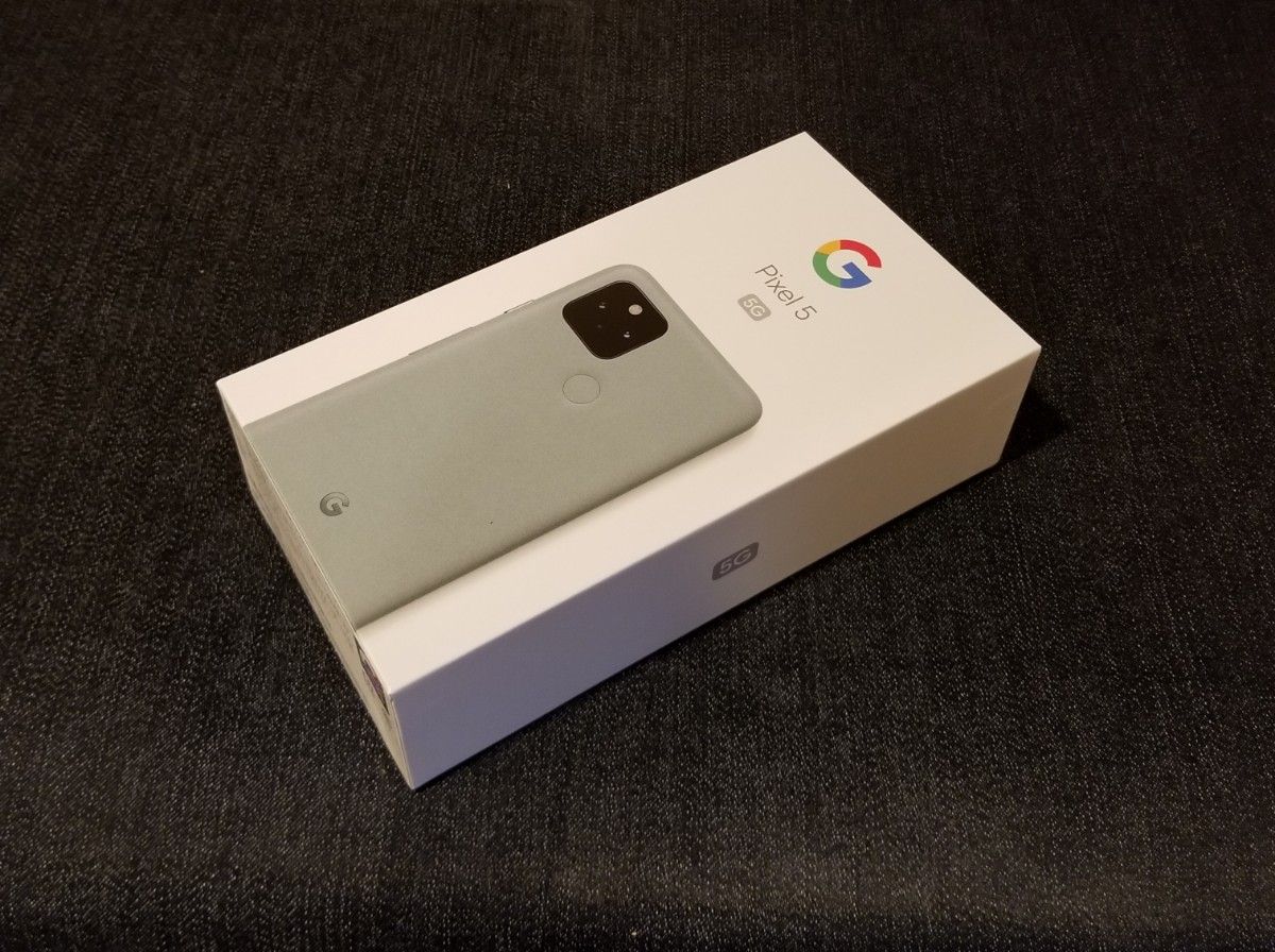 訳あり【新品未使用/SIMフリー】Google Pixel 5 5G 128GB/Sorta Sage/一括購入/判定○