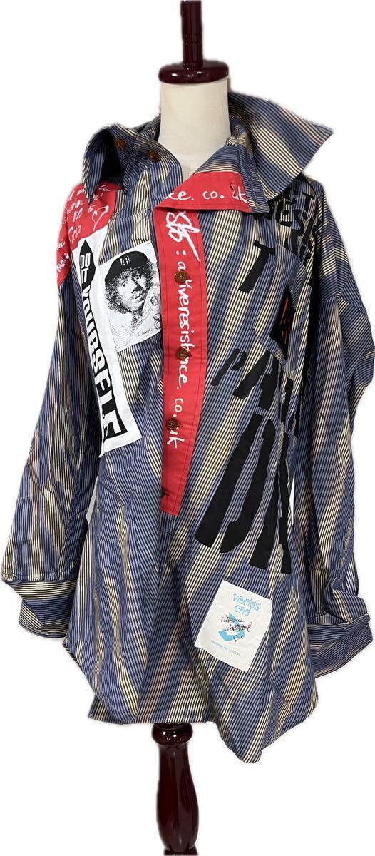 ヴィヴィアンウエストウッド ワールズエンド アナーキーシャツ Vivienne Westwood Worlds End 美品 限定 希少 レア 売り切り の画像1