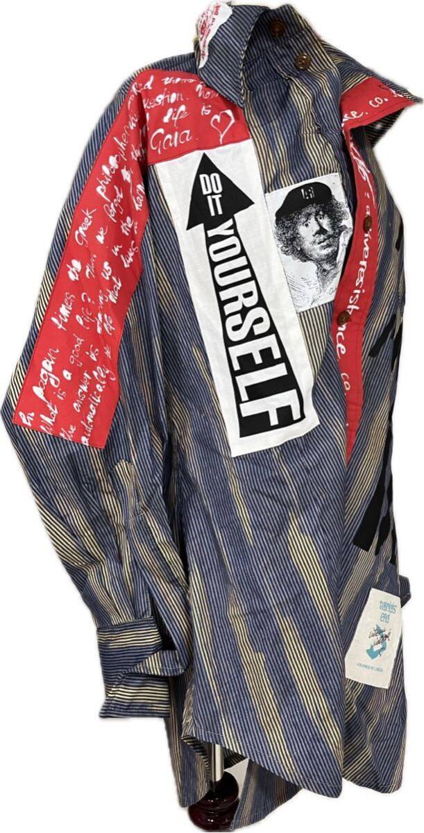 ヴィヴィアンウエストウッド ワールズエンド アナーキーシャツ Vivienne Westwood Worlds End 美品 限定 希少 レア 売り切り の画像3
