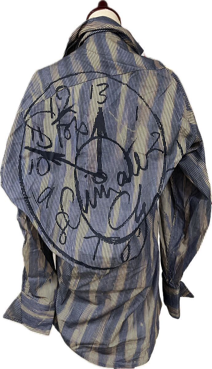 ヴィヴィアンウエストウッド ワールズエンド アナーキーシャツ Vivienne Westwood Worlds End 美品 限定 希少 レア 売り切り の画像4