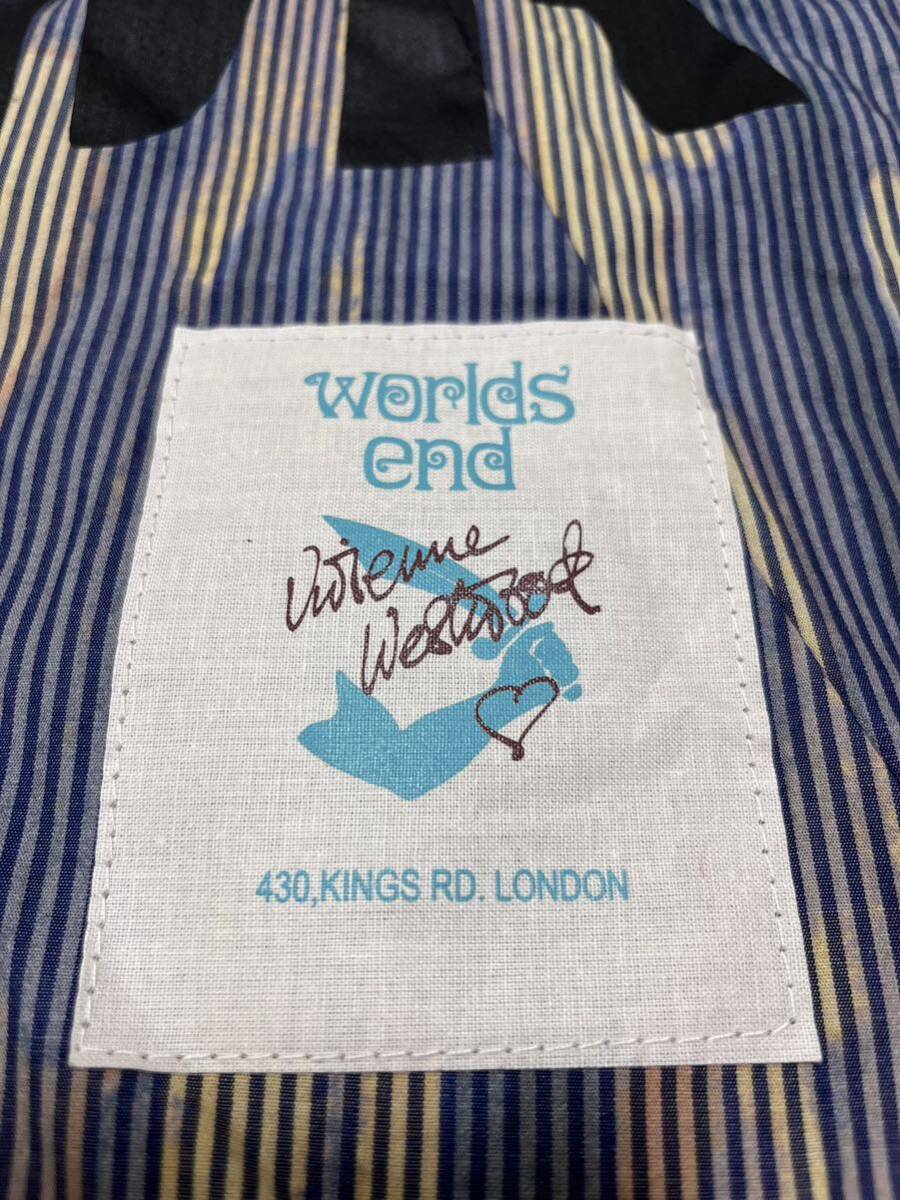 ヴィヴィアンウエストウッド ワールズエンド アナーキーシャツ Vivienne Westwood Worlds End 美品 限定 希少 レア 売り切り の画像8