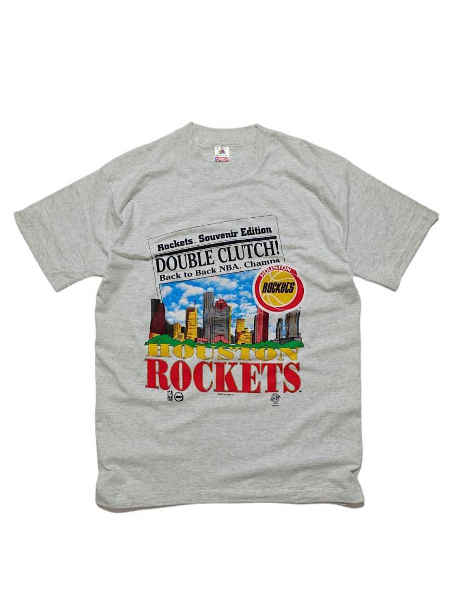 デッドストック 90's ビンテージ FRUIT OF THE LOOM 【 HOUSTON ROCKETS / ヒューストン ロケッツ 】 NBA T シャツ L デッドストック 90's ビンテージ FRUIT OF THE LOOM 【 HOUSTON ROCKETS / ヒューストン ロケッツ 】 NBA T シャツ L
