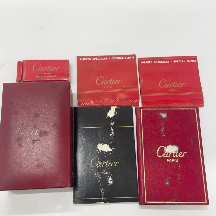 【M】カルティエ　ライターCartier アンティーク 喫煙具 レトロ ゴールド 箱付 _画像1