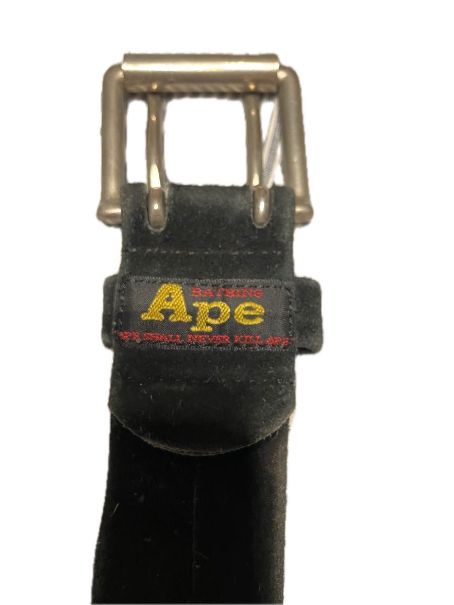 初期物 90s A BATHING APE NIGO ベルト スエード エイプ BAPE 初期物 90s A BATHING APE NIGO ベルト スエード エイプ BAPE