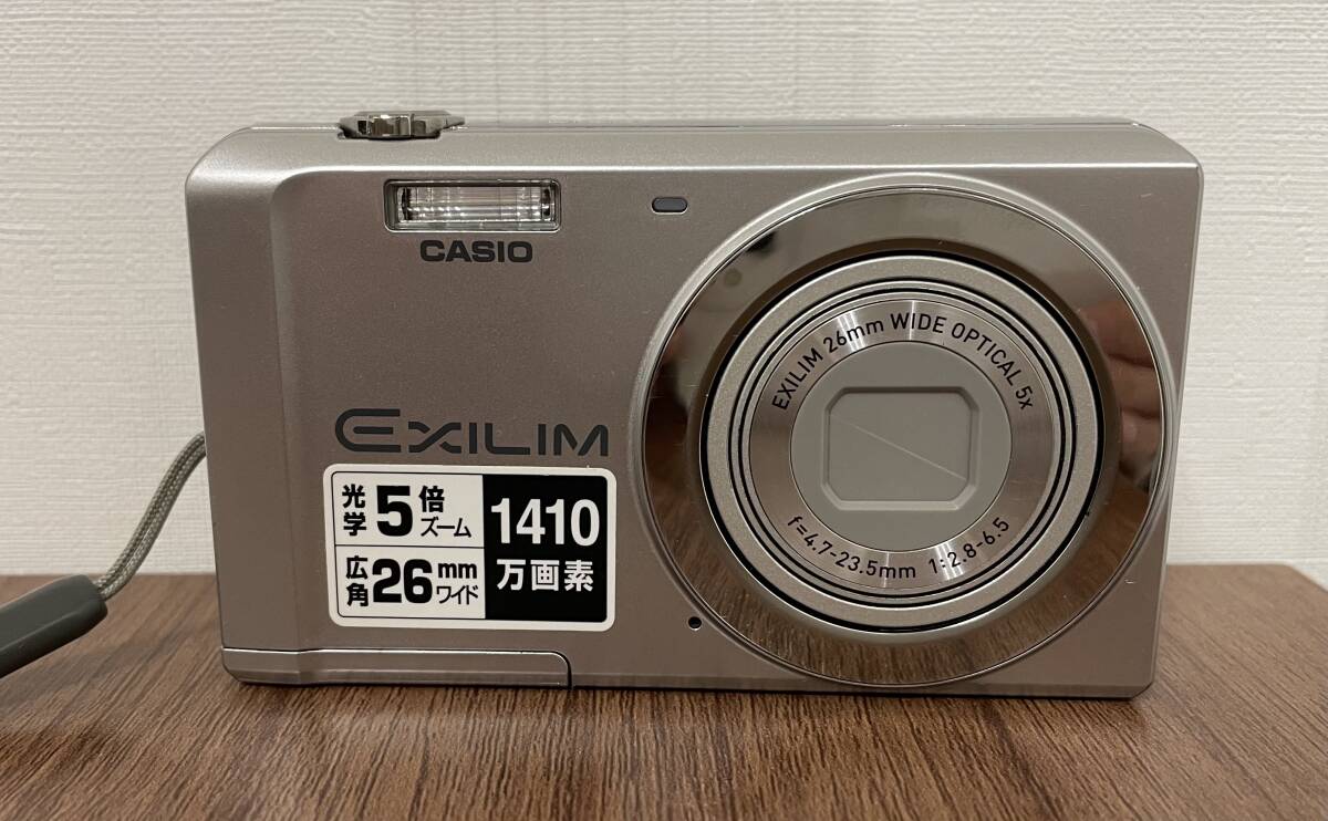 大「8334」CASIO カシオ EXILIM EX-ZS5 f=4.7-23.5mm 1:2.8-6.5 コンパクト デジタルカメラ ジャンク _画像2