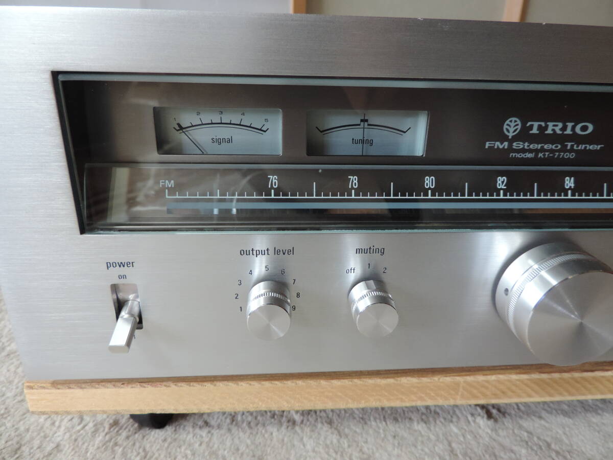 TRIO/トリオ FMチューナー KT-7700(完動品)_画像3