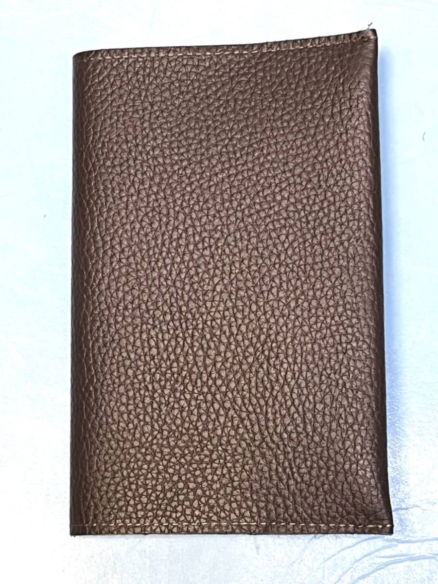  made in Japan * original leather book cover 18.3×32.8cm new book size . quality shrink dark brown * new goods 