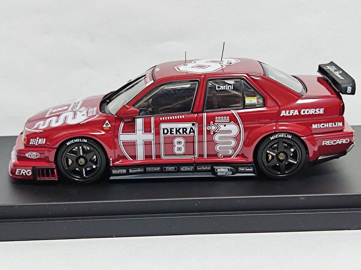 hpi racing 1/43 Alfa Romeo 155V6 TI #8 1993 DTM Champion N.Larini [8041] /アルファロメオ ニコラ・ラリーニ/Winner 優勝車/CORSE_画像5