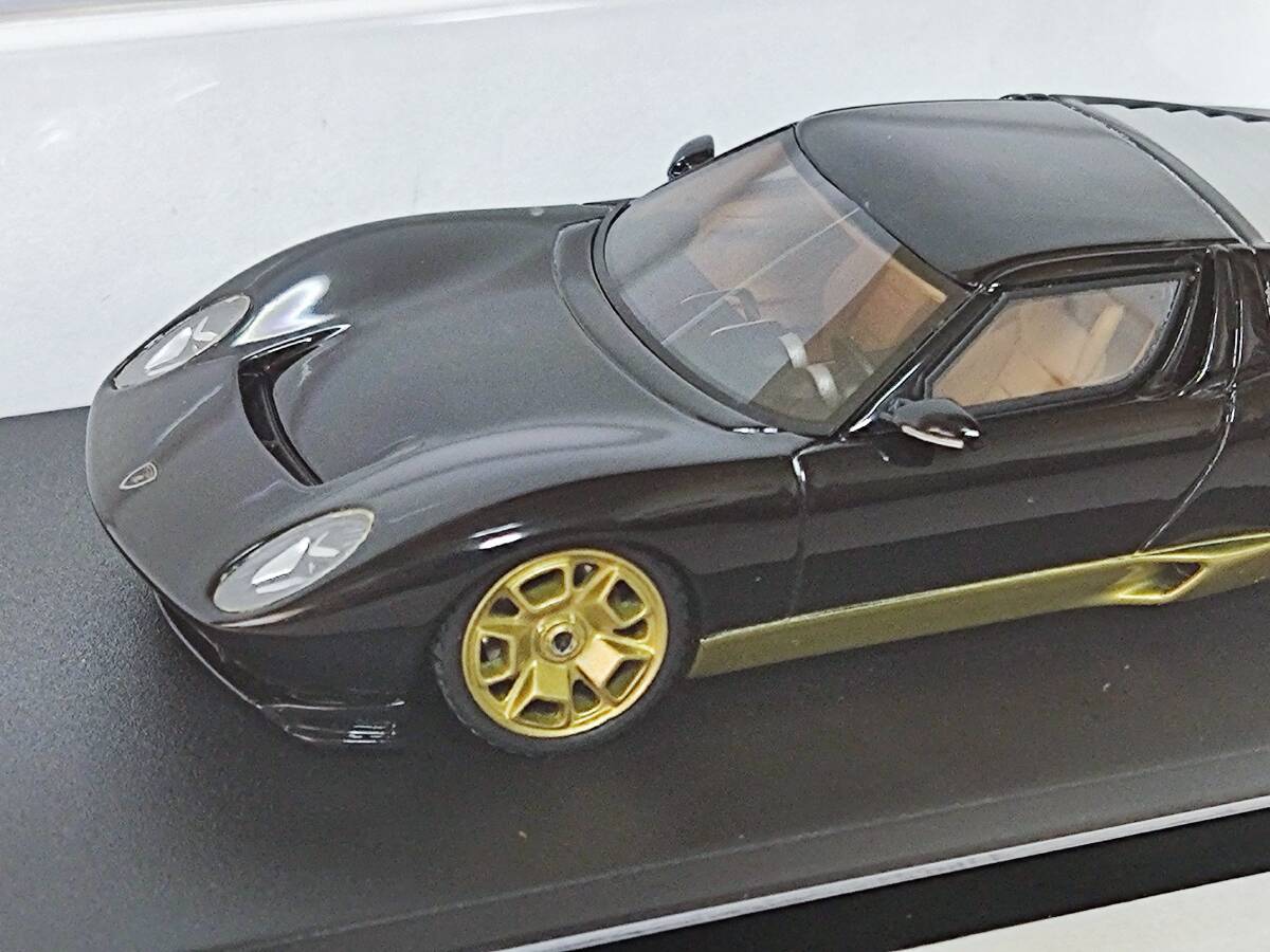 LookSmart 1/43【ロム特注】Lamborghini Miura Concept (Black/Gold) /ルックスマート/ランボルギーニ ミウラ コンセプト/メイクアップ等_画像5
