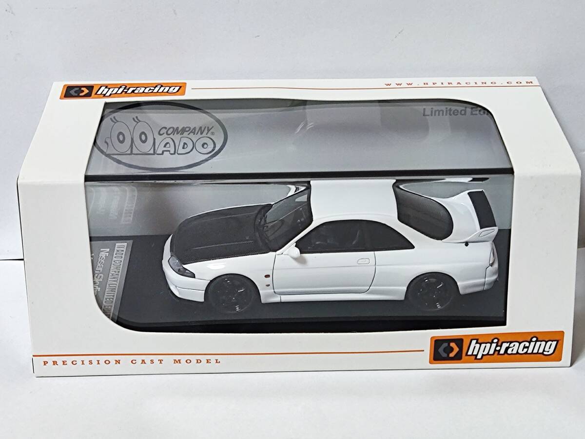 hpi racing 1/43 [アイアイアド特注] NISSAN SKYLINE GT-R V-spec N1 R33 White/Carbon [8869]/スカイラインGTR Vスペック nismo カーボン_画像3