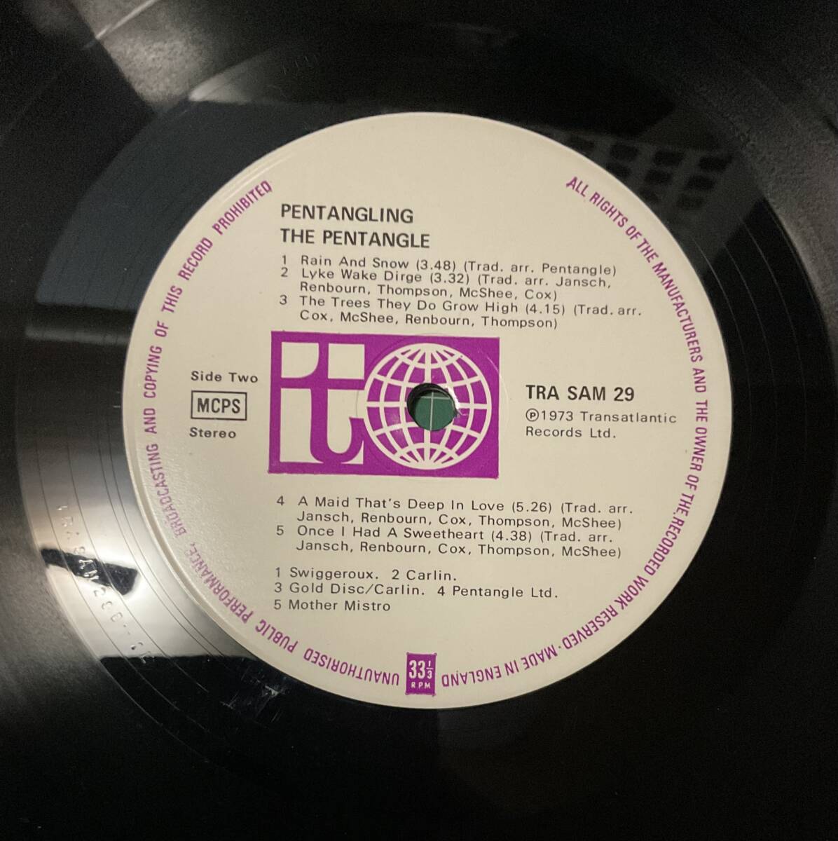 UK Transatlantic Orig. 美品！Pentangling / Pentangle ペンタングル　ベスト_画像7