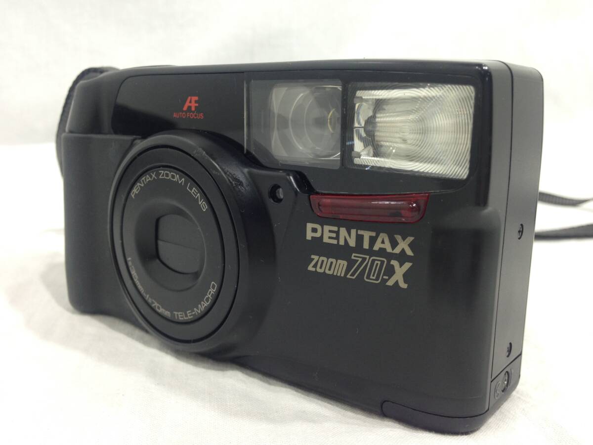 ★ PENTAX ZOOM 70-X1 ペンタックス フィルムカメラ ズーム機能搭載 ケース付き ジャンク品_画像2