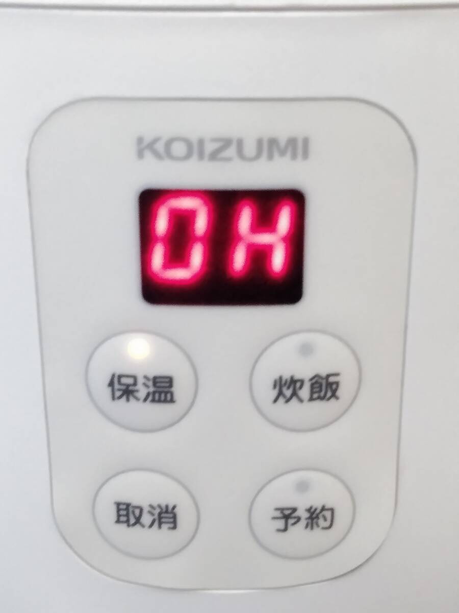 ^ KOIZUMI рис кухонная утварь Mini / рисоварка максимальный .. емкость 0.27L KSC-1513 2020 год производства рабочее состояние подтверждено немного ощущение б/у есть котел. внутри сторона / корпус . царапина / загрязнения большое количество есть 