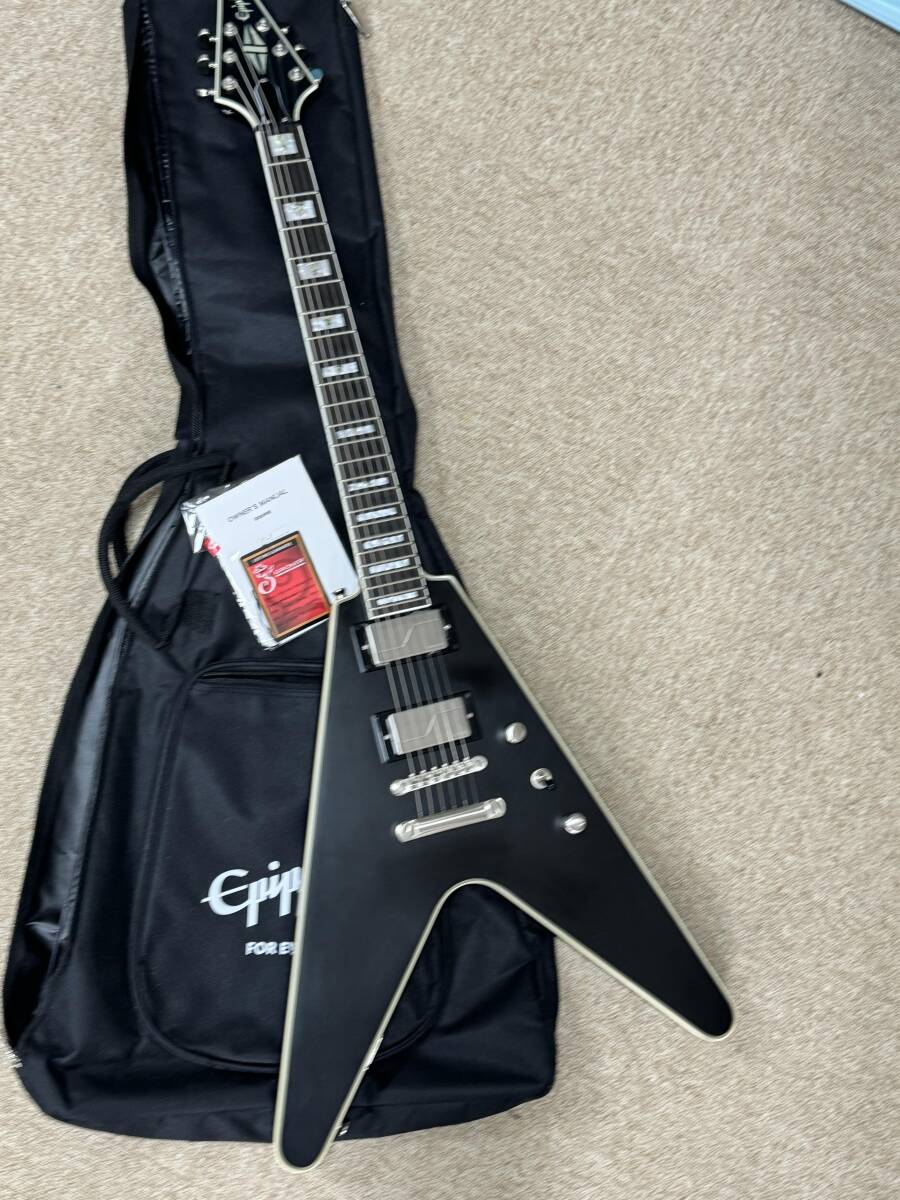 Epiphone Flying V Prophecy Black Aged Gloss_画像1