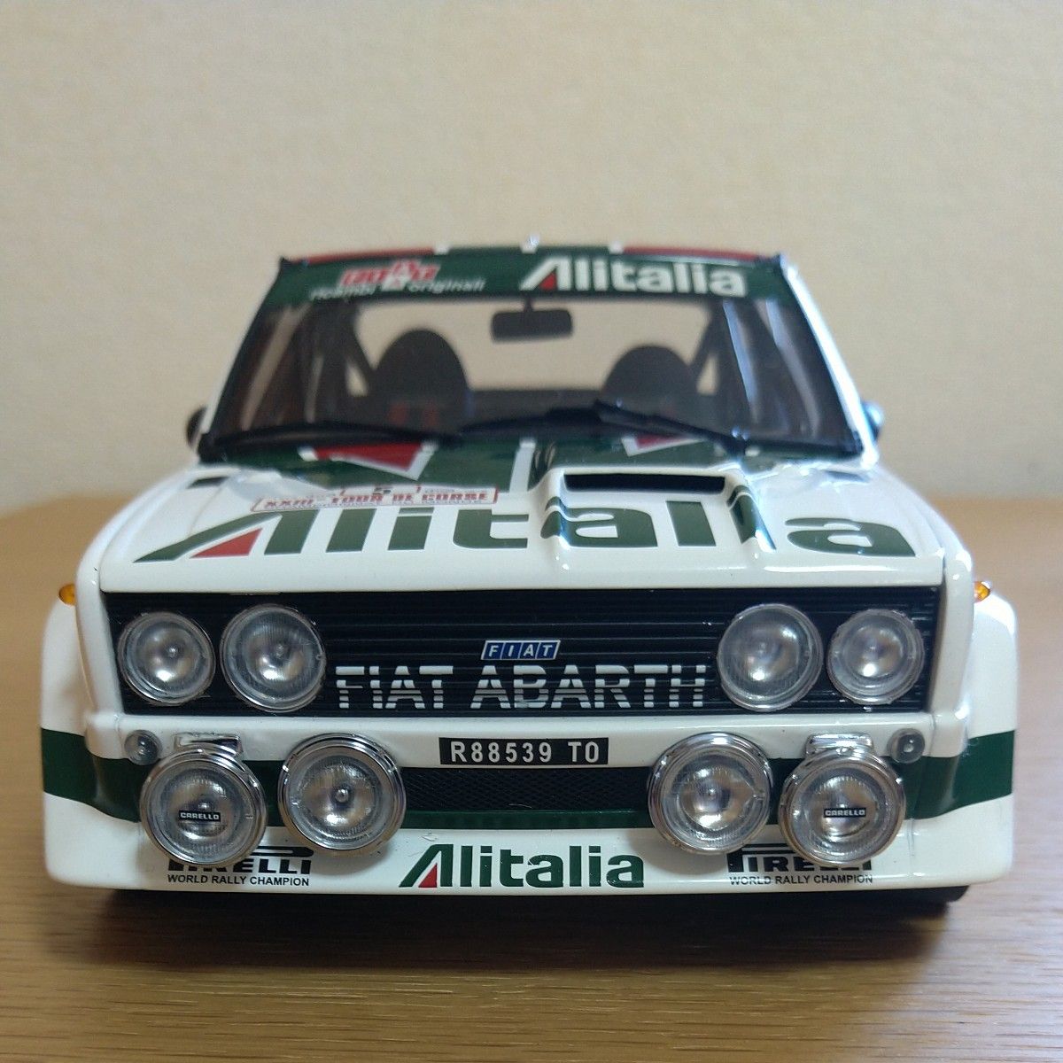 1/18 京商 FIAT 131 ABARTH ツールドコルス　1978   　1/64 オマケ付き