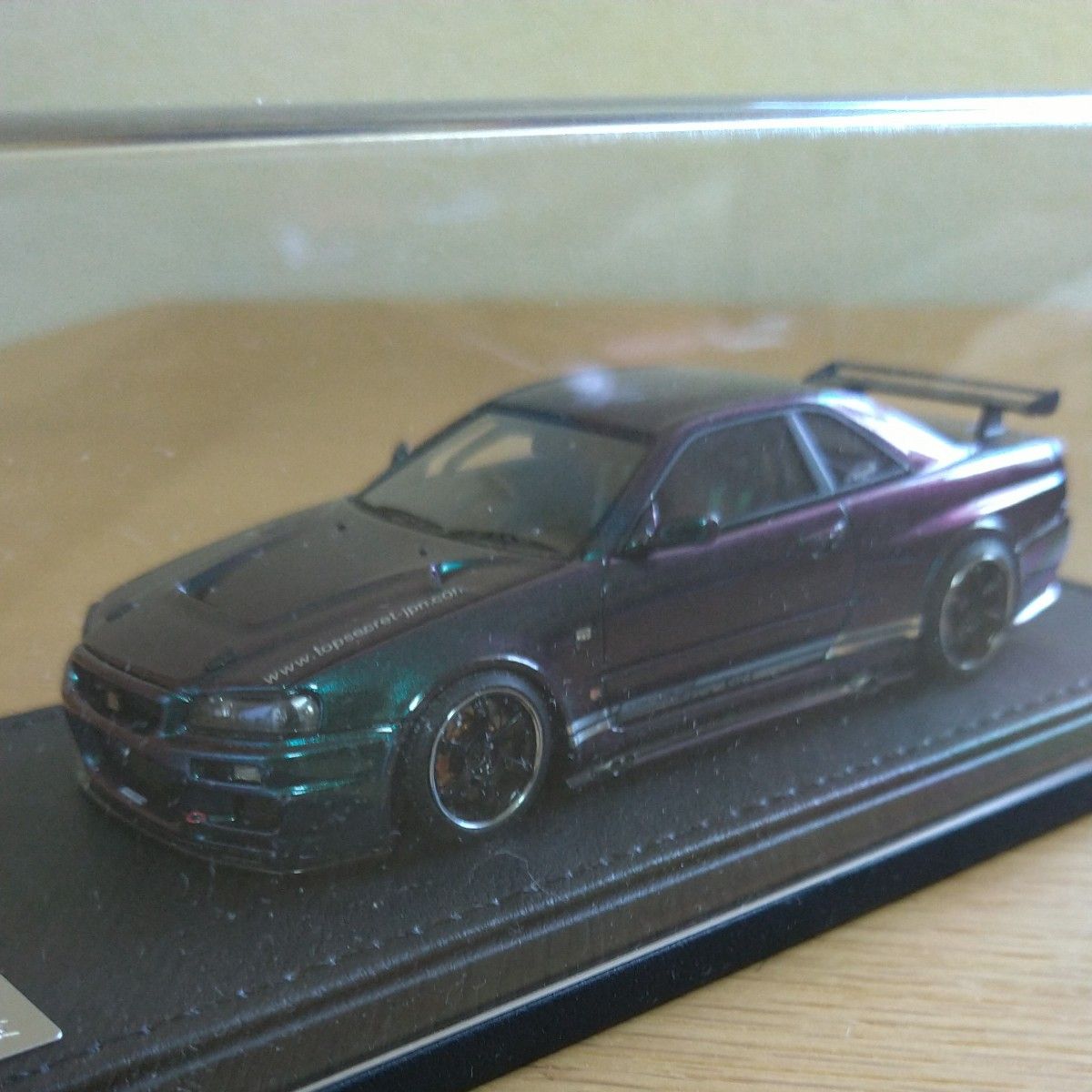 1/43 イグニッションモデル　1480 TOP SECRET GT-R BNR34 ミッドナイトパープル