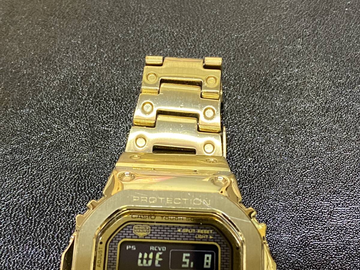 CASIO G-SHOCK GMW-B5000 ゴールド フルメタル コマ付属 カシオ デジタル 電波ソーラー 送料無料の画像3